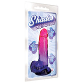 Shades 8'' Jelly TPR Dong - Plum